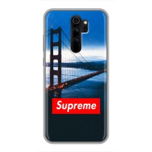 Чехол для Xiaomi Redmi Note 8 Pro с картинкой Supreme (AlphaPrint) – Стиль Supreme