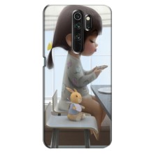 Дівчачий Чохол для Xiaomi Redmi Note 8 Pro (ДІвчина з іграшкою)