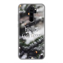 Новогодние, Праздничные Чехлы для Xiaomi Redmi Note 8 Pro - 2024 год (Hello winter)