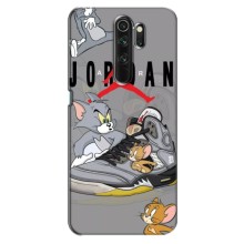 Силиконовый Чехол Nike Air Jordan на Редми нот 8 про – Air Jordan