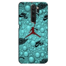 Силиконовый Чехол Nike Air Jordan на Редми нот 8 про – Джордан Найк