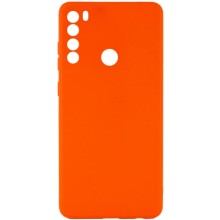 Силиконовый чехол Candy Full Camera для Xiaomi Redmi Note 8 – Оранжевый