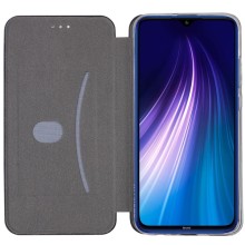 Кожаный чехол (книжка) Classy для Xiaomi Redmi Note 8 / Note 8 2021 – Красный