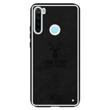 Чехол Deer TPU+Textile для Xiaomi Redmi Note 8 – Черный