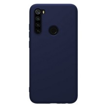 Силиконовый матовый полупрозрачный чехол для Xiaomi Redmi Note 8 – Серый