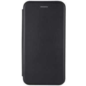 Кожаный чехол-книжка Classy для Xiaomi Redmi Note 8 / Note 8 2021 – Черный