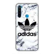 Чехлы Адидас для Xiaomi Redmi Note 8 (AlphaPrint) (Адидас на мраморе)
