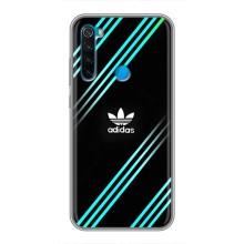 Чехлы Адидас для Xiaomi Redmi Note 8 (AlphaPrint) (Адидас с полосами)