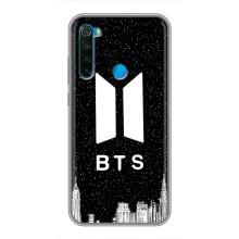 Чехлы BTS для Xiaomi Redmi Note 8 (AlphaPrint) – БТС Лого