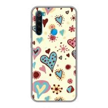 Чехлы для любимой на Сяоми Редми Ноут 8 (VPrint) (Сердечки)