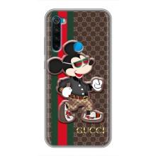 Чехлы ГУЧЧИ для Сяоми Редми Ноут 8 (AlphaPrint) (Маус Гуччи)