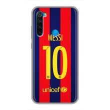 Чехлы Месси для Xiaomi Redmi Note 8 (AlphaPrint) (Messi Barca 10)