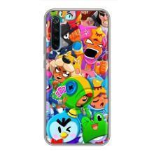 Чехлы Brawl Stars для Xiaomi Redmi Note 8 (AlphaPrint)