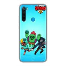 Чехлы Brawl Stars для Xiaomi Redmi Note 8 (AlphaPrint)