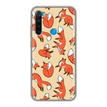 Чехлы с картинкой Лисички для Xiaomi Redmi Note 8 (VPrint) (Лисички)