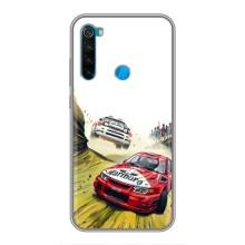 Чехлы с Машинами на Сяоми Редми Ноут 8 (VPrint) (Гоночные Тачки)