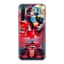 Чехлы с Машинами на Сяоми Редми Ноут 8 (VPrint) (Гонщик)