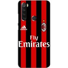 Чехлы с ТОП Футбольными клубами на Xiaomi Redmi Note 8 – Milan
