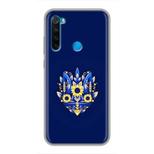 Чохли для Xiaomi Redmi Note 8 Укр. Символіка (AlphaPrint) (Квітковий Герб)