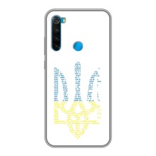 Чохли для Xiaomi Redmi Note 8 Укр. Символіка (AlphaPrint) (Герб з букв)