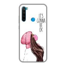 Чехол с печатью для Xiaomi Redmi Note 8 - (Мода) (AlphaPrint) (Коронавирус)