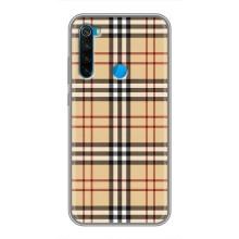 Чохол з Брендами одягу на Редмі нот 8 – Burberry стиль