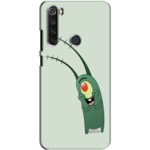 Чехол с картинкой "Одноглазый Планктон" на Xiaomi Redmi Note 8 (Милый Планктон)