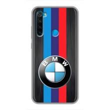 Чехол для Сяоми Редми Ноут 8 - с принтом БМВ (AlphaPrint) (Лого BMW)
