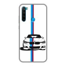 Чехол для Сяоми Редми Ноут 8 - с принтом БМВ (AlphaPrint) (Машина БМВ)