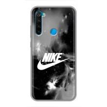 Чехол для Xiaomi Redmi Note 8 - с принтом Найк (AlphaPrint) (Лого Найк)