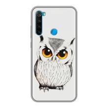 Чехол с птицами на Xiaomi Redmi Note 8 (VPrint) (Милая Сова)