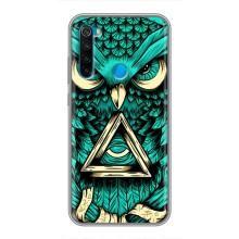 Чехол с птицами на Xiaomi Redmi Note 8 (VPrint) (Сова с глазом)