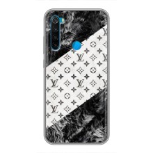 Чохол Стиль Louis Vuitton на Xiaomi Redmi Note 8 (LV на білому)