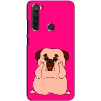Чехол (ТПУ) Милые собачки для Xiaomi Redmi Note 8 – Веселый Мопсик