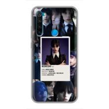 Чехлы Венсдей на Xiaomi Redmi Note 8 Уэнсдей (AlphaPrint) – коллаж Уэнздей