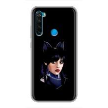 Чехлы Венсдей на Xiaomi Redmi Note 8 Уэнсдей (AlphaPrint) – серьезная Уэнздей