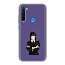 Чехлы Венсдей на Xiaomi Redmi Note 8 Уэнсдей (AlphaPrint) – Уэнздей в черном