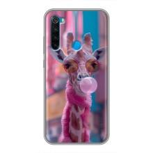 Чехол с принтом стильные животные для Сяоми Редми Ноут 8 – Стильный жирав