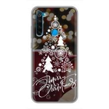 Рождественские Чехлы для Xiaomi Redmi Note 8 (VPrint) (Елочка узорная)