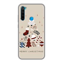 Рождественские Чехлы для Xiaomi Redmi Note 8 (VPrint) (Merry Christmas)