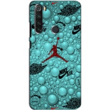 Силиконовый Чехол Nike Air Jordan на Редми нот 8 (Джордан Найк)