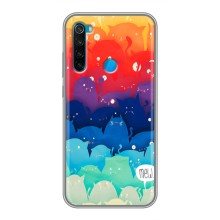 Силіконовий чохол з котиком для Xiaomi Redmi Note 8 (Mew)