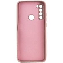 Чехол TPU GETMAN Liquid Silk Full Camera для Xiaomi Redmi Note 8T – Розовый