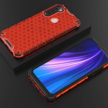 Ударопрочный чехол Honeycomb для Xiaomi Redmi Note 8T – Красный