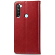 Шкіряний чохол книжка GETMAN Gallant (PU) для Xiaomi Redmi Note 8T – Червоний