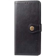 Шкіряний чохол-книжка GETMAN Gallant (PU) для Xiaomi Redmi Note 8T – Чорний