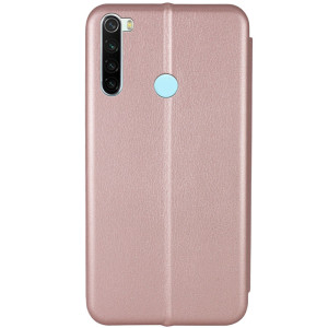 Шкіряний чохол-книжка Classy для Xiaomi Redmi Note 8T – Rose Gold