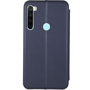 Шкіряний чохол-книжка Classy для Xiaomi Redmi Note 8T – Темно-синій