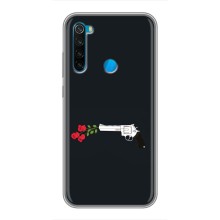 Чехлы (ART) Цветы на Xiaomi Redmi Note 8T (VPrint) (Неожиданные цветы)