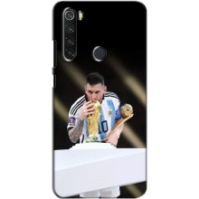 Чехлы Лео Месси Аргентина для Xiaomi Redmi Note 8T (Кубок Мира)